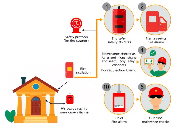 如何确保商洛消防系统的报警施工顺利进行？