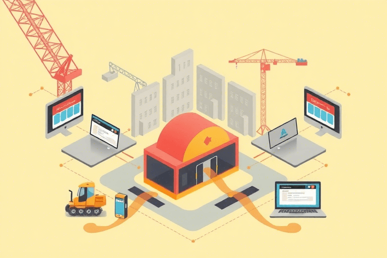 如何设计和实施高效的施工现场定位管理系统？