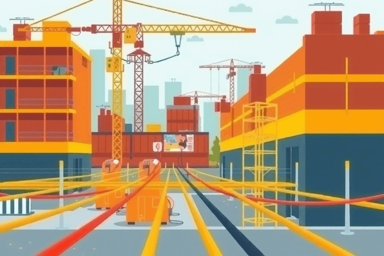 施工现场配电系统中电缆敷设距离应该如何确定？