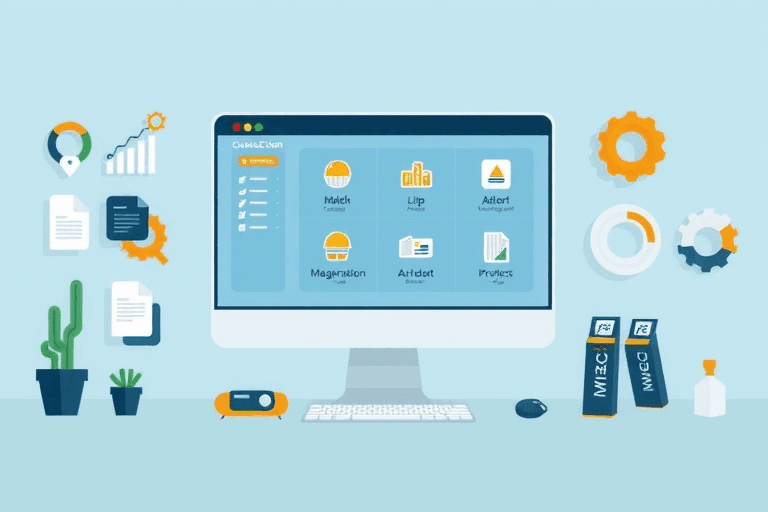 如何构建高效的施工现场管理系统软件？