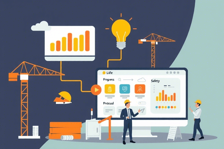 如何构建高效的工地施工现场管理系统？