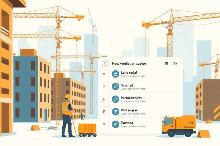 新风系统施工现场管理表如何制定？施工管理的关键步骤与技巧