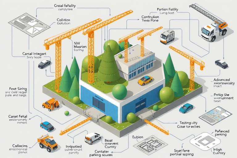 如何确保德化停车场系统的高效施工？