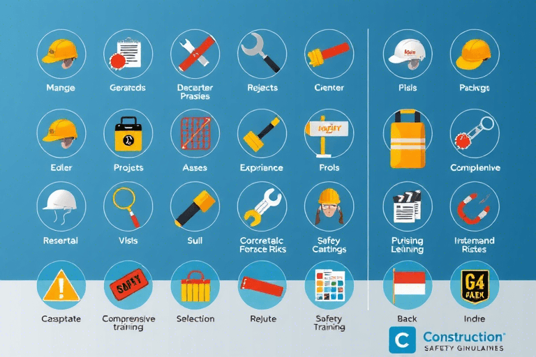 如何构建一个有效的施工安全模拟系统来提升建筑项目的安全性？
