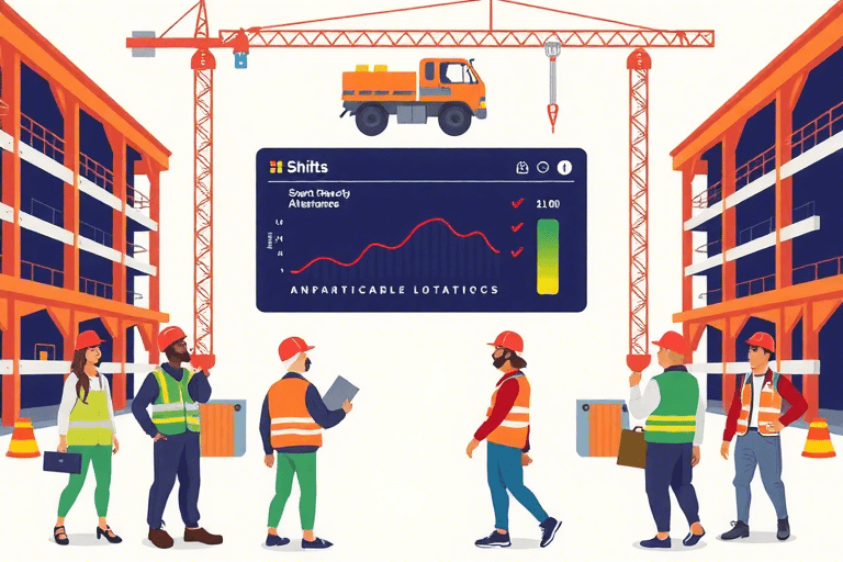 如何建立高效的施工现场上下班管理系统？