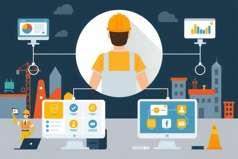 如何在施工现场实施高效的计算机管理系统？