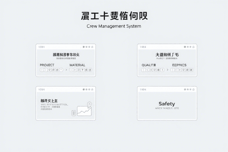 如何构建高效的瑞丽现场施工员管理系统？