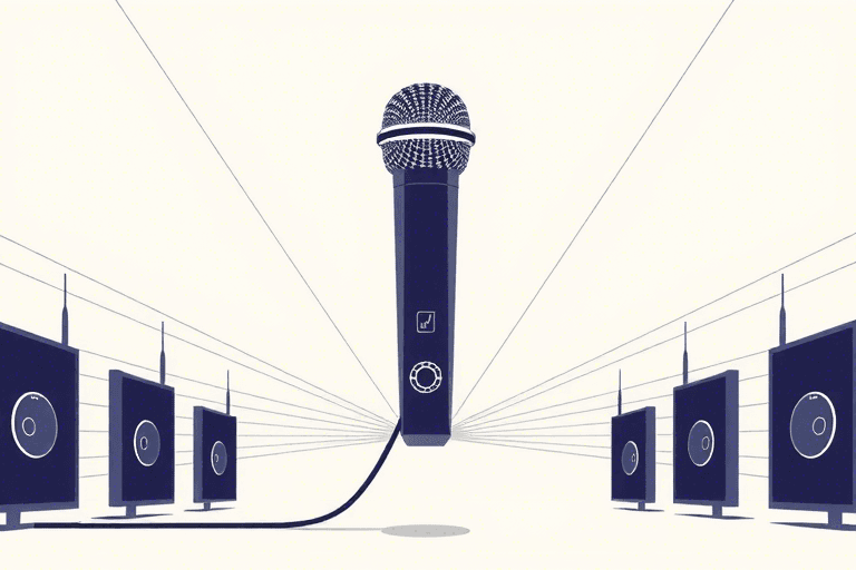 如何正确安装和配置会议系统中的话筒天线？