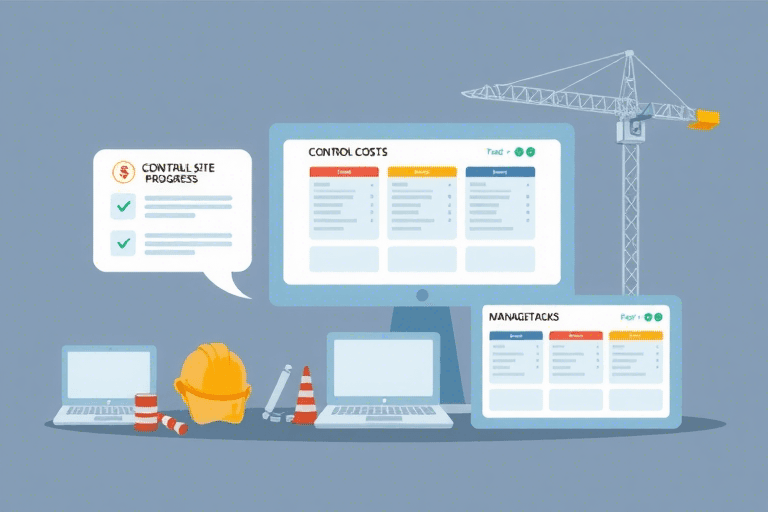 如何构建高效的施工现场数字管理系统？