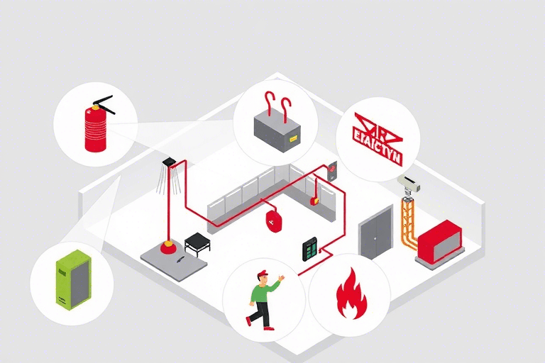 如何设计和制作建筑施工消防系统图？