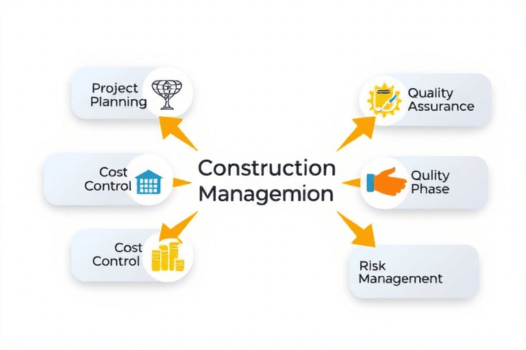 如何构建高效的施工管理系统？主要组成部分详解