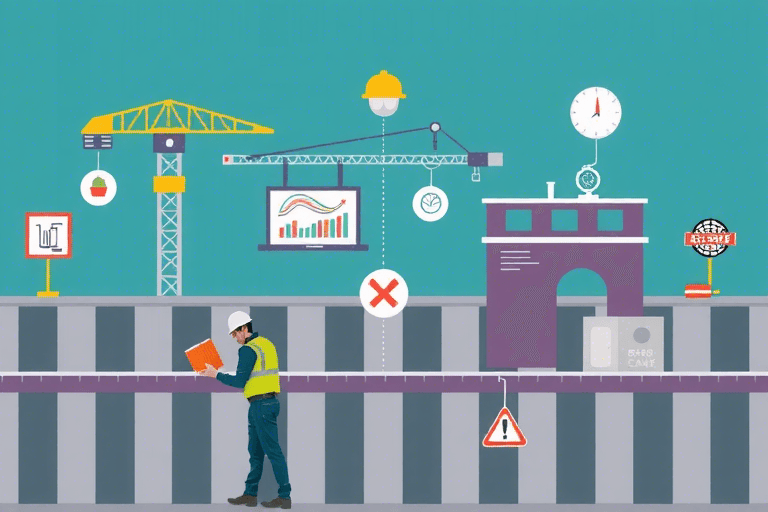 如何构建高效的涉铁施工安全管理系统以确保施工现场的安全性？