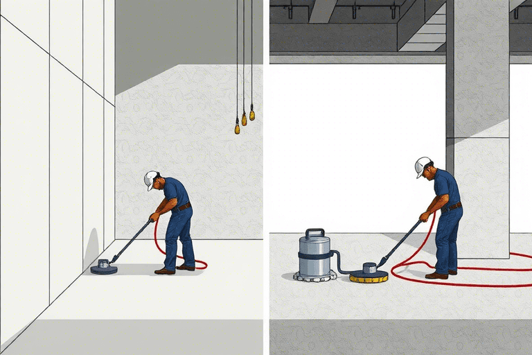 如何在北京进行混凝土抛光系统的施工？