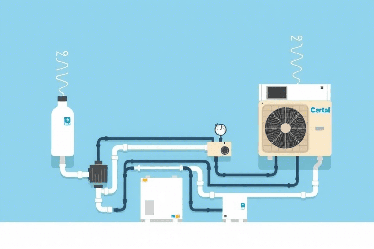 如何制作关于水系统空调施工案例的视频？