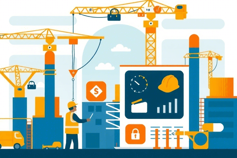 如何构建高效的工业施工现场管理系统？