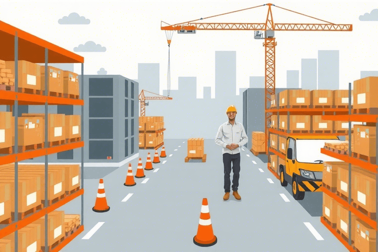 如何构建高效的无人仓施工现场管理系统？