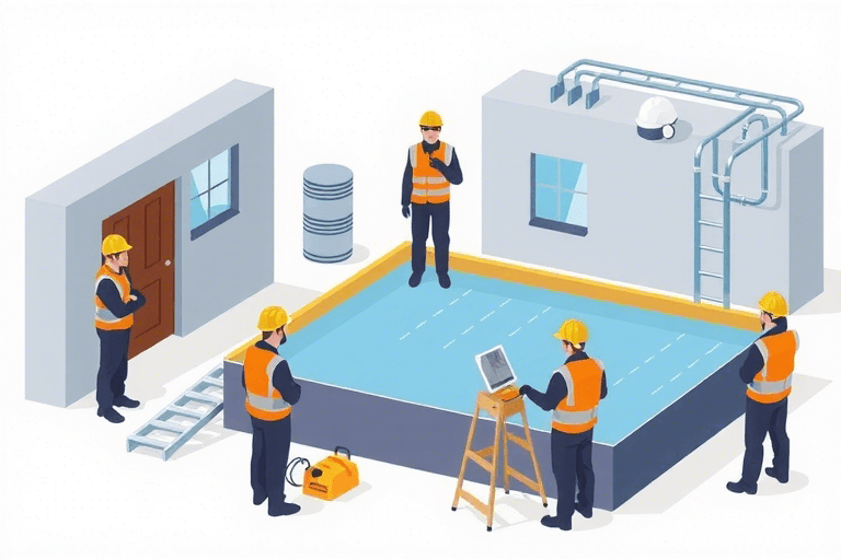 如何确保防水系统施工现场管理的有效性和规范性？