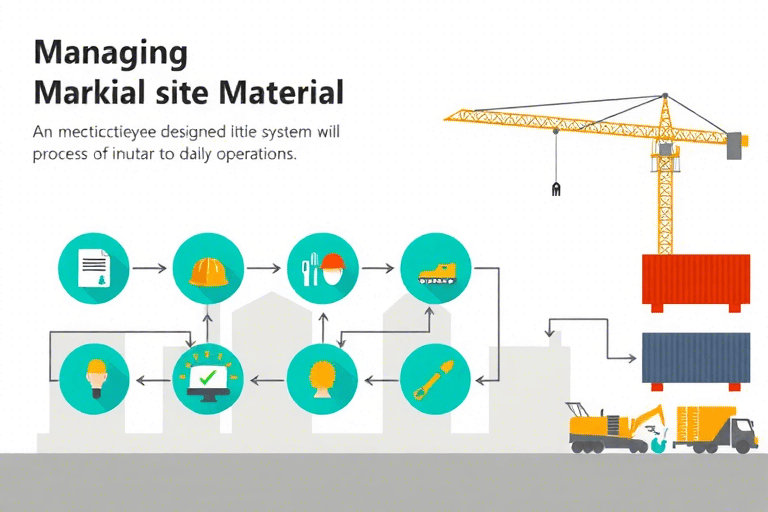 如何建立高效的施工现场物资管理系统？