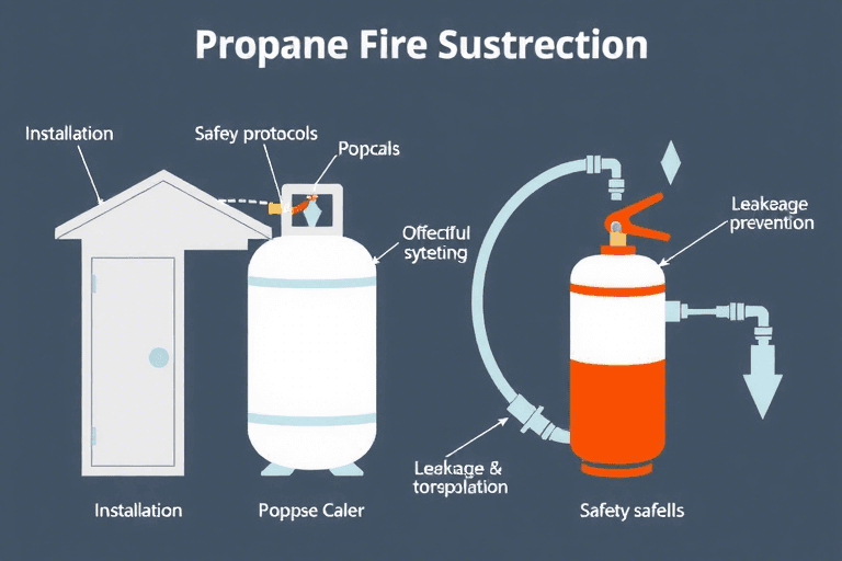 如何确保丙烷灭火系统的施工符合规范？施工细节和标准解析