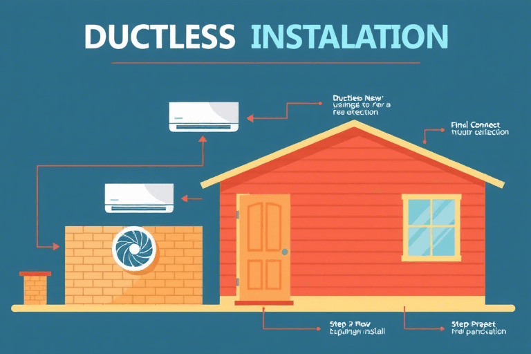 如何在阜阳进行无管道新风系统的施工？需要哪些步骤和注意事项？