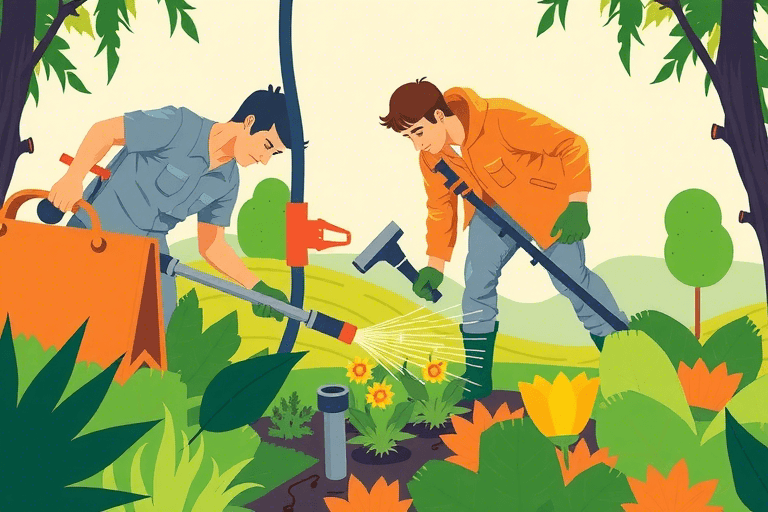 如何有效地实施绿化浇灌系统的施工？