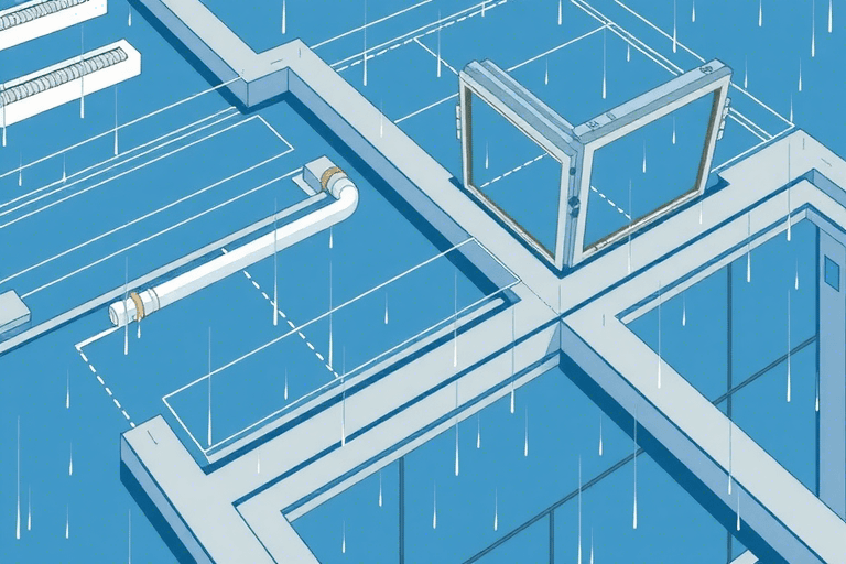 如何制作系统门窗下雨施工图？