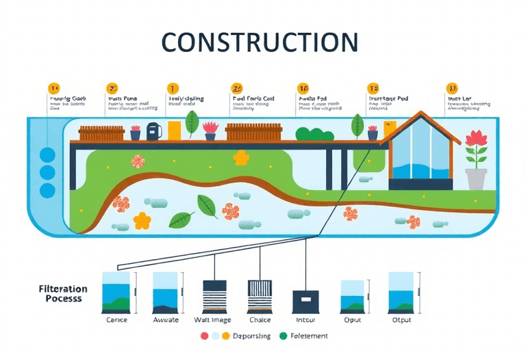 如何在绍兴锦鲤池施工中高效安装过滤系统？