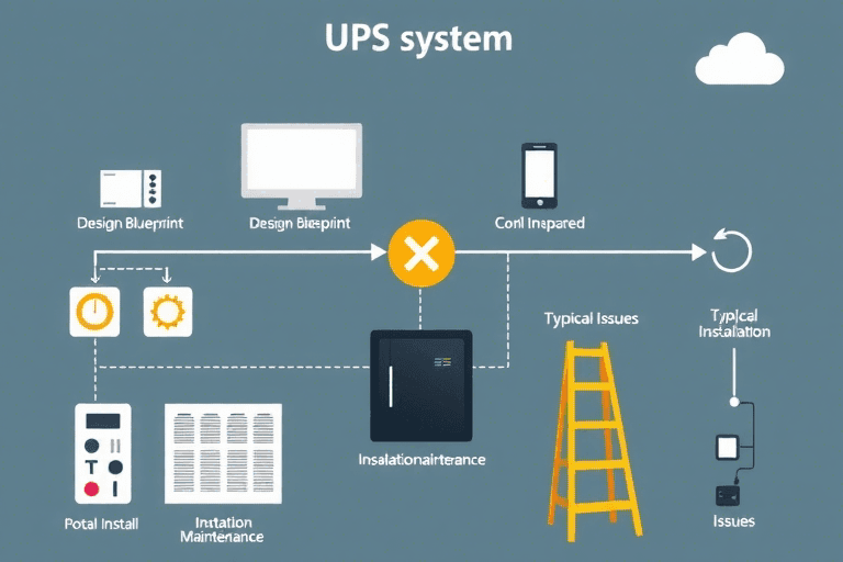 如何高效进行襄阳UPS系统的施工？施工流程及注意事项