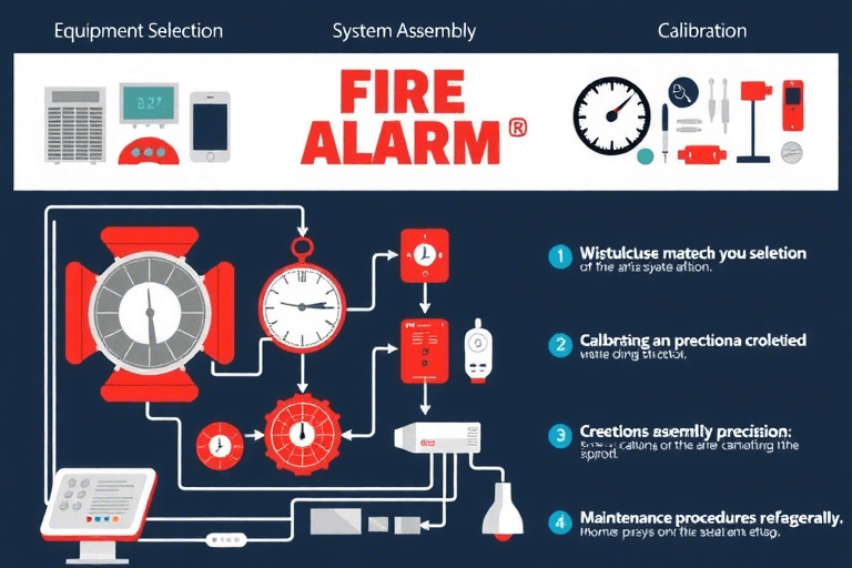 如何制定火灾报警系统的施工计划？