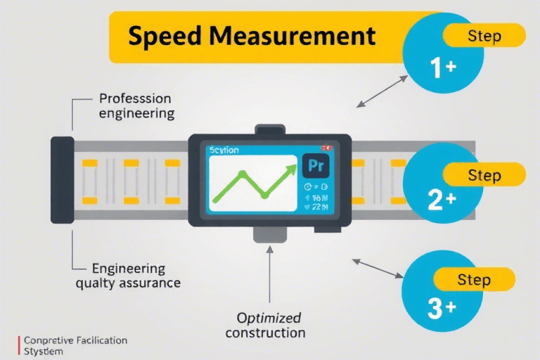 如何制作测速系统的施工步骤图？