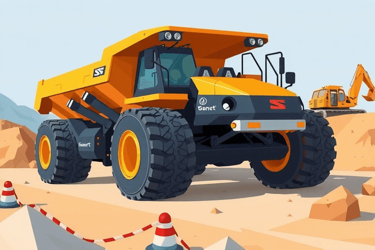 如何设计和实现一个高效的货车模拟施工系统？