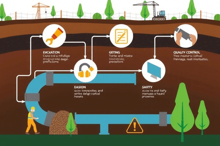 如何确保排水系统施工顺利进行？排水系统施工要点解析