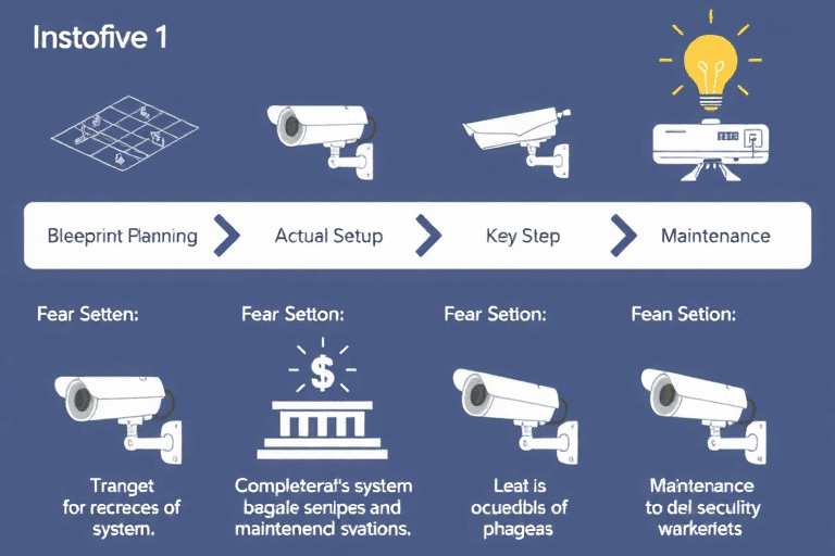 如何确保监控系统的施工步骤和流程无误？