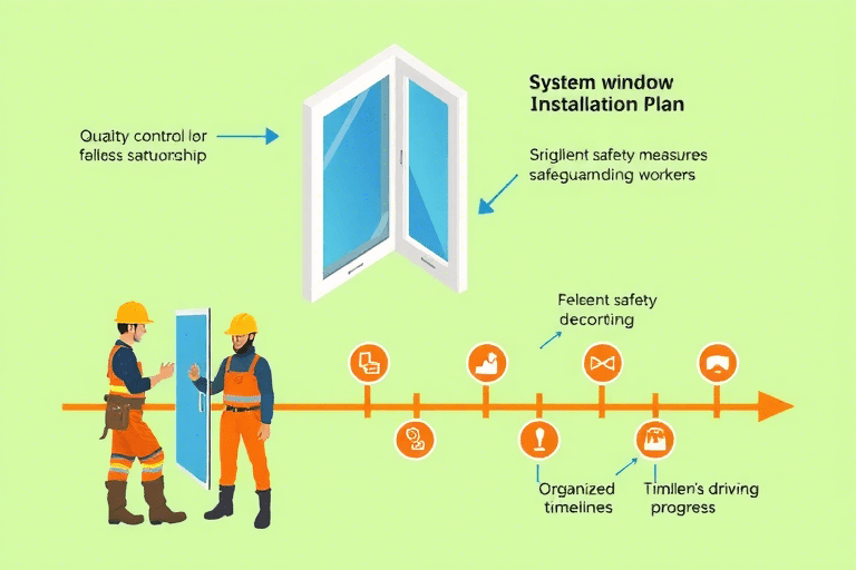 如何制定高效的系统窗施工组织方案？