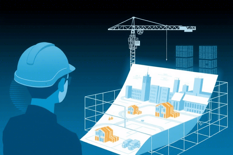 如何构建高效的智能机械施工监测系统？