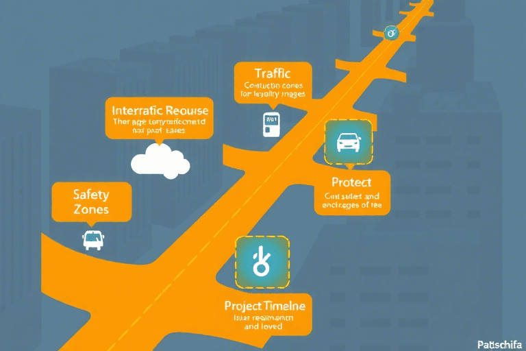 如何有效地展示占道施工系统的功能和优势？