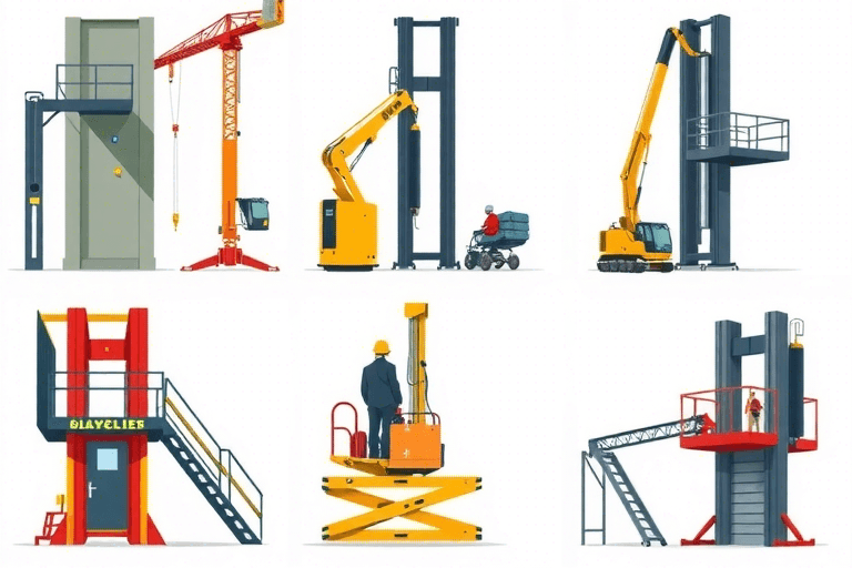 如何创建一份详细的施工电梯系统图片大全？