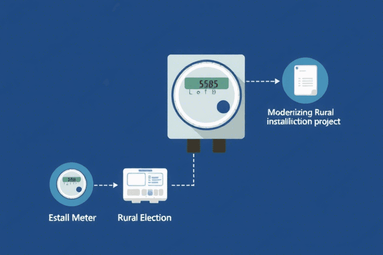 如何设计和实施农村电表施工定位系统？