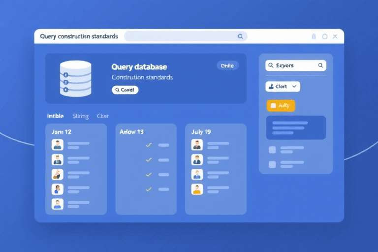 如何构建一个高效的施工规范在线查询系统？