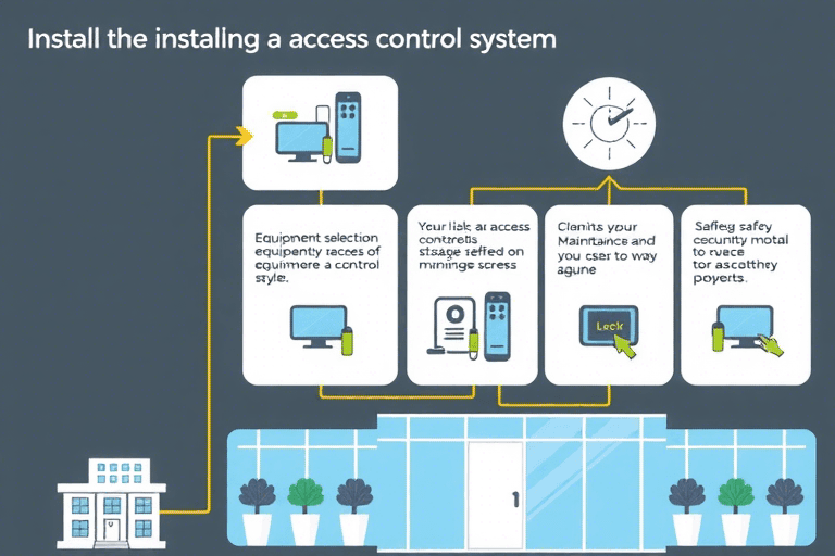 如何在大渡口进行门禁系统的施工？