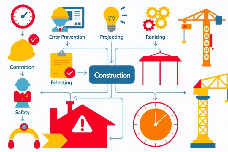 建筑施工系统常见错误及其避免措施：如何确保高效施工？