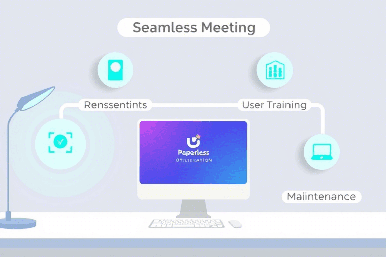 如何高效实施无纸化会议系统？从规划到部署的全过程解析