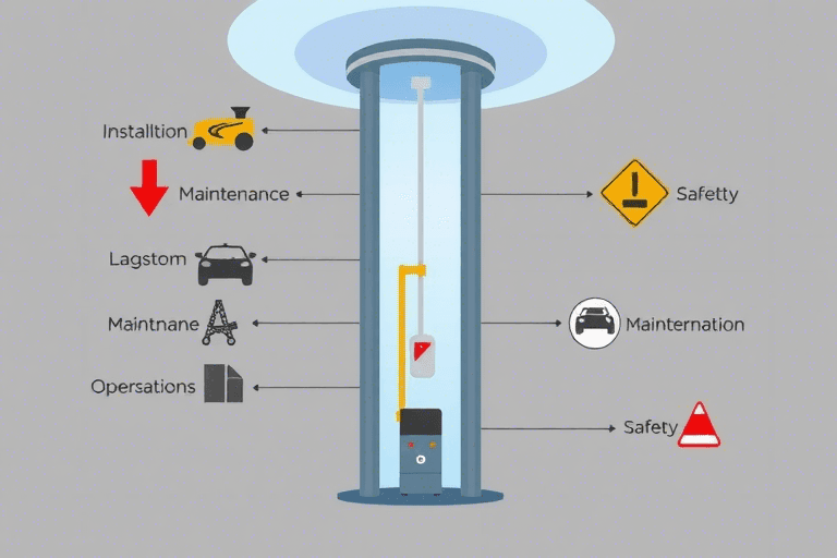 如何通过施工电梯系统的图片进行详细讲解？
