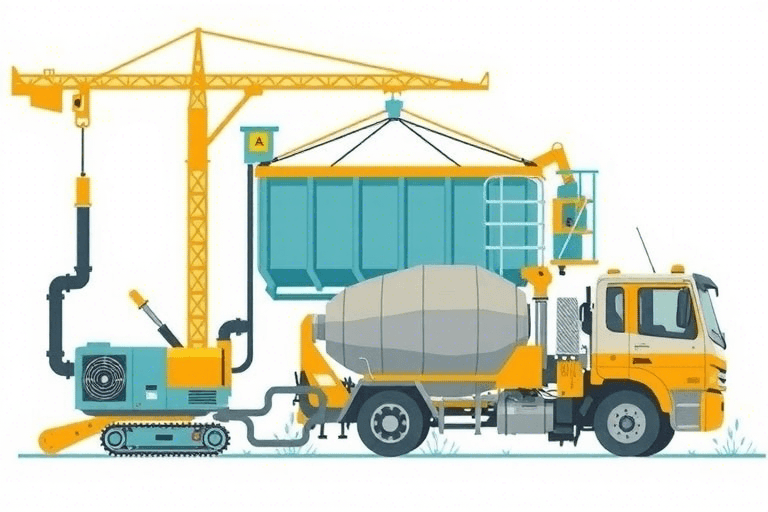 如何确保混凝土浇筑采集系统的施工质量和效率？