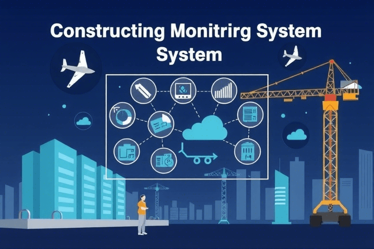 如何设计一个高效的施工远程监测系统？