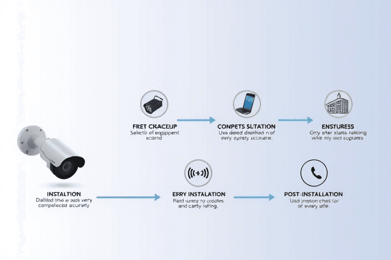 如何确保监控系统安装施工工序的顺利进行？