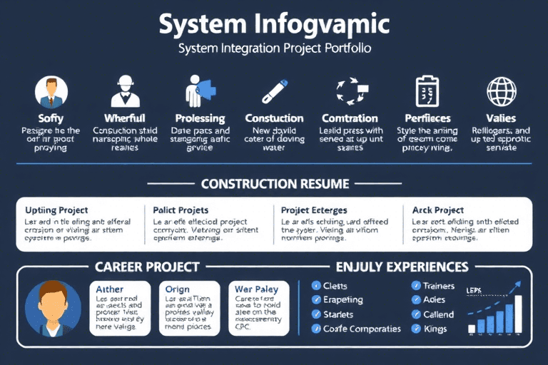 如何制作一份出色的系统集成施工简历？