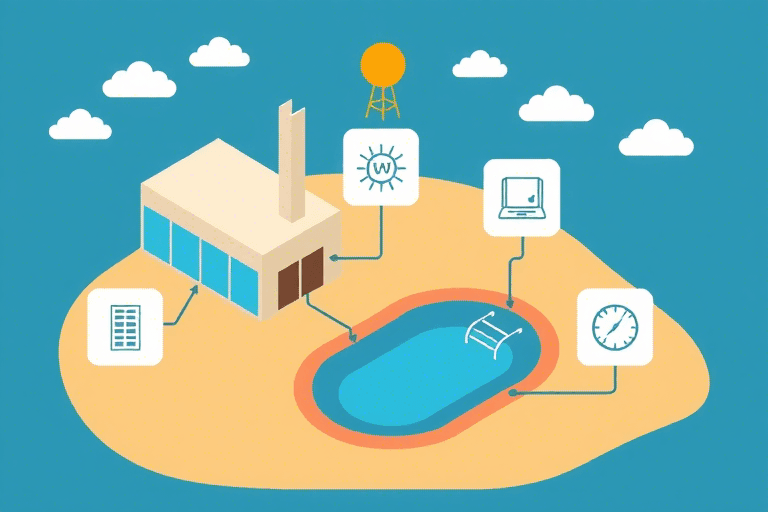 如何确保安庆泳池加热系统的正确安装？施工步骤详解