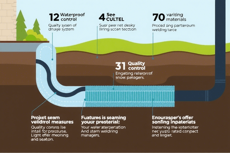 如何高效实施联排防渗系统的施工步骤？