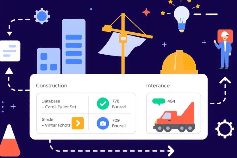 如何构建一个高效的楼盘施工情况查询系统？
